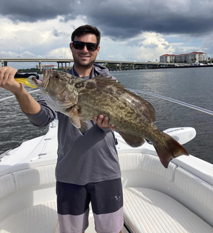 Grouper fishing and sunshine in Bradenton!